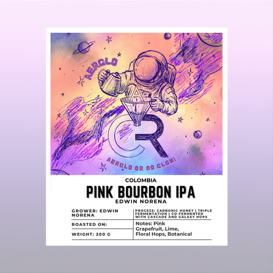 Edwin Noreña - Carbonic Honey Cascade Hop Co-Fermented Pink Bourbon - "IPA"