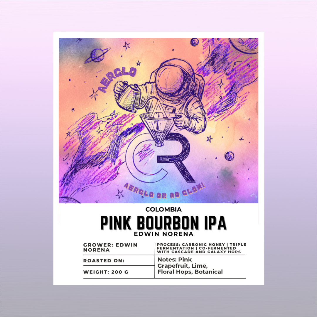 Edwin Noreña - Carbonic Honey Cascade Hop Co-Fermented Pink Bourbon - "IPA"